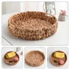 Dinnerware Sets Woven Fruit Basket Storage Decor Toys Book Organizing Bins Holder Container