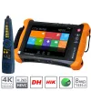 Display CCTV Tester X9 with 8inch Touch Screeen Support Testing 8MP CVI TVI AHD IP Camera Builtin WIFI for Security