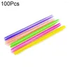 Boire des pailles jetables grandes larges de paille de paille de boba smoothie barre de smoothie supplémentaire 1,3 cm de fête de lait couleur D6c7