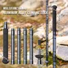 Vandringsstång multifunktionell aluminium promenadpinnar vikning utomhus camping vandring stick justerbar ultralight alpenstock240328