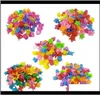 100pcllots Mixed Colours Dziecięcy butik mini serce łapy motyl klipsy śliczne barrettes2278583