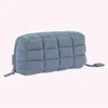 Cosmetic Bags Pillow Shape Bag Multifunction Quilted Simple Pen Pouch Large Capacity Creative Pencil Box Cotton For Outdoor Travel