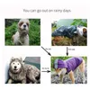 Dog Apparel Pet Raincoat Raincoats Durable Safety Adjustable Hood Poncho Rain Snow Clothing Outdoor Coat Clothes Jacket Jumpsuit