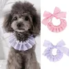 Hundekleidung Haustierkragen langlebig anhaltende Neckerchief Polyester Exquisite Verarbeitung Schönheitslayout Requisiten einstellbares Lätzchen