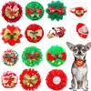 Hundkläder 50st jul dekorera tillbehör Bell Slidble Collar Charms för husdjursband hundar produkter