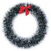 Fiori decorativi natalizia ghirlanda artificiale durevole da 25/30 cm in plastica per la parete della porta decorazione festosa festosa