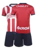 Presente de Natal 2324 menino menina Chivas de Guadalajara Edição Rugby Futebol Camisa de futebol homens e crianças Jogos fora Jogos Jersey de futebol 240319