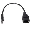 CAR AUX Konwersja kabel USB CD odtwarzacz MP3 Audio kabel 3,5 mm audio okrągłe głowica t wtyczka w kształcie litery T, aby podłączyć do dysku U dysk