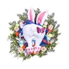 Decoratieve bloemen Paaskrans hangend ornament met klassieke feestbenodigdheden voor halway accessoire multipurpose duurzaam