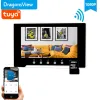 Sonnets de portes Dragonsview 1080p 7 pouces WiFi Video Smart Interphone Système vidéo sans fil Porte de porte Caméra de porte câblée TUYA TEMODE SMART