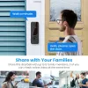 Doorbells Smart Home Wireless WiFi Video Doorbell Camera PIR Human Detection Outdoor Door Bell Intercom Night Vision Security Protection