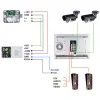 Steuerung Avavta Smart Electronic Lock mit IC -Tasten und 3A -Stromversorgungszugriffskontrolle für Video -Intercom -Systemunterstützung Remote -Entsperrung