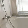 シャワーカーテンバスタブスプラッシュガード透明バス浴槽スプラッタプロテクターウォータードリップコーナーウォッシュベイスンエッジバスルームサプライエッセンシャル
