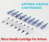 Micro Needle Cartridge för ArtMex V8 V6 V11 V9 Permanent Makeup Tattoo Machine Derma Pen Mts PMU Skin Care9259951