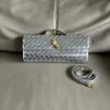 Andiamo clutch tas ontwerptas avondtassen gouden koppeling mini tas portemonnee dames portemonnee intracciato vakmanschap portemonines luxe luxurys echte lederen handtassen gouden tas