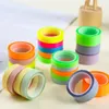 Transparante fluorescerende indextabs Sticky Note Candy Color Tape 5 Roll Colors Stickers Stationery School Office Supplies