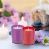 Kandelhouders 10 PCS Plastic Terrarium kleurrijke bekers druppelbeschermers Tealight Holder Wedding Votief kandelaar