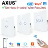 Doorbell Axus Eu Wifi Smart Light Switches Touch Switch Rf433 No Neutral Wire Smart Home Life Tuya App Control Support Alexa Google Home