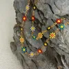 Ketting oorbellen Set Classic Flower Woman Girl Sieraden Hoogwaardige armband voor Party Daily Wear