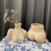 Vases Nordic Ins Body Art Pirson Support en céramique Vase Office Décoration Home Room Home Modern Desktop Flower Arrangement