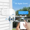 Cameras SMAR 1080P 5MP 4K CAME WIFI CAMERIE EXTÉRIEUR 5X Digital Zoom Ptz Wireless Camera Ir Night Vision Two Way Audio Home Security Xmeye