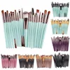 20pcs Makeup Brush Set Cosmetict Makeup for Face Maquillage Tools Women Beauty Professional Foundation Blush Fidadow
