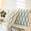 Oreiller simple géométrique oreiller-caséeur de style couverture de couverture de salon canapé de chambre à coucher