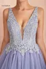 Платья для вечеринок с бальным платьем 2024 Sweet 16 Формальное Quinceanera Dirsting Drentle Dress Purple vestidos de Quinze Anos