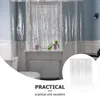Shower Curtains Mosaic Curtain For Bathroom Decor Decorative Plastic Home Window Covering