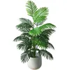 59in palmiye ağacı büyük sahte yapay tropikal bitkiler plastik Monstera ev için büyük yapraklar ev bahçe dükkanı partisi dekor 240325