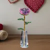 Decorative Flowers Valentine's Day Crystal Flower Wedding Home Decoration For Boyfriend Mom Him