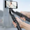 Microfones fgclsy 2023 novo smartphone de mão de hão bluetooth estabilizador portátil com bastão de selfie tripé gimbal para xiaomi iphone