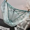 European et américain sexy basse taille creux sous-vêtements pour femmes transparent transparent baisse en mailles confortables féminins 2024 240402