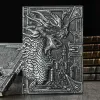 Planerare 3D Threedimensional A5 Notebook Retro Dragon Thicked Diary Vintage Gothic Skull Präglade anteckningsböcker