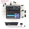 Equipment Teyun 8 6 4 Channel Professional Portable Mixer Sound Mixing Console Computer Input 48v Power Number Live Broadcast A4 A6 A8 New