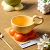 Mokken Contrast Color Cup en Saucer Combinatie Huishouden Koffie Design Sense Afternoon Tea Ceramic