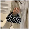 Shoulder Bags Luxurious Fashion Trend Checkered Crossbody Handbag Simplicity Leisure Grace Plush Faux Fur Soft Leopard Tote Bag