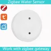 Detektorn Tuya Zigbee Smart Home Water Sensor Läckedetektor Flod Vatten Läckage Alarm fungerar med Tuya Zigbee Hub