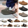 2024 Nya Bostons Clogs BirkinStock Designer Slides Platform Slippers Room House Women Män BERKINSTOCK STOR SIDA SANDALS BERKIN STOCK KVINNA STAVER SLIDERS