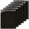 Adesivos de janela transferência de calor ferro preto folha de brilho ferro no htv para tecido de falha de filme fácil de corte de papel lavável