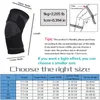 Lohnenswerte 2 PCs Kniepolster Klammern Sportunterstützung KneePad Männer Frauen für Arthritis Gelenke Beschützer Fitnesskompressionshülle 240323