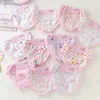 4pc / lot pour bébés filles sous-vêtements coton culotte d'enfants