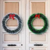 Fiori decorativi natalizia ghirlanda artificiale durevole da 25/30 cm in plastica per la parete della porta decorazione festosa festosa