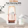 born Baby Feeding Bottle Warmer Sterilizers with Timer Accurate Temperature Control Food Milk Warmers Bottle Steriliser 240326