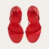 Scarpe eleganti super tacco sandali a colore solido sandali primaverili a spicco alla moda per punta di punta romano romano
