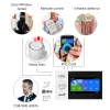 Kits 4G WiFi Home Alarm System Tuya Smart Life App Control Control Security Alarm Kit Pir Sensor Sensor Alexa Google Assistant Touch Screen