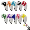 제품 10pcs/세트 골프 철 머리 표지 골프 철 덮개 4 5 6 7 8 9 P A S x Iron Head Cover Universal Golf Accessories