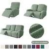 Chair Covers 1 2 3 Seater Recliner Sofa Cover Stretch Relax Lazy Boy Armchair Solid Color Jacquard Couch Slipcovers For Living Room
