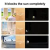 Window Stickers 1 Set UV Resistant Blackout Curtains Portable Blinds Privacy Film For Home Bedroom Office