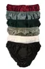 UNDUPTS MEN PANTIES 6 Çift Saf İpek Bikini Kılavuzu Boyut S M L XL XXL (W28 "-46")